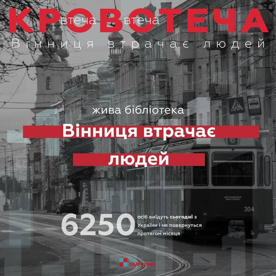 Жива бібліотека: Вінниця втрачає людей Жива бібліотека: Вінниця втрачає людей