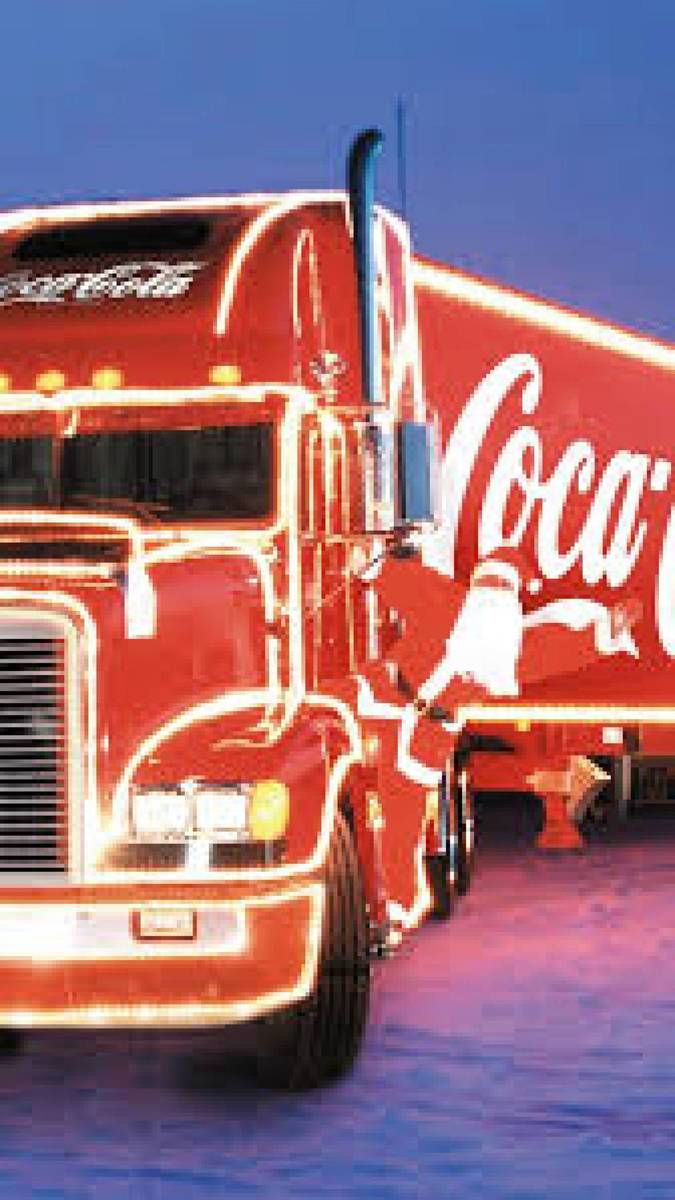 Новорічна вантажівка Coca-Cola 