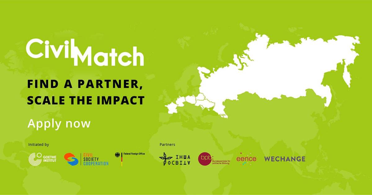 Civil Match for changemakers. Meet new Partners