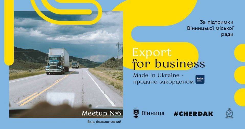 MeetUp#6: Export for business