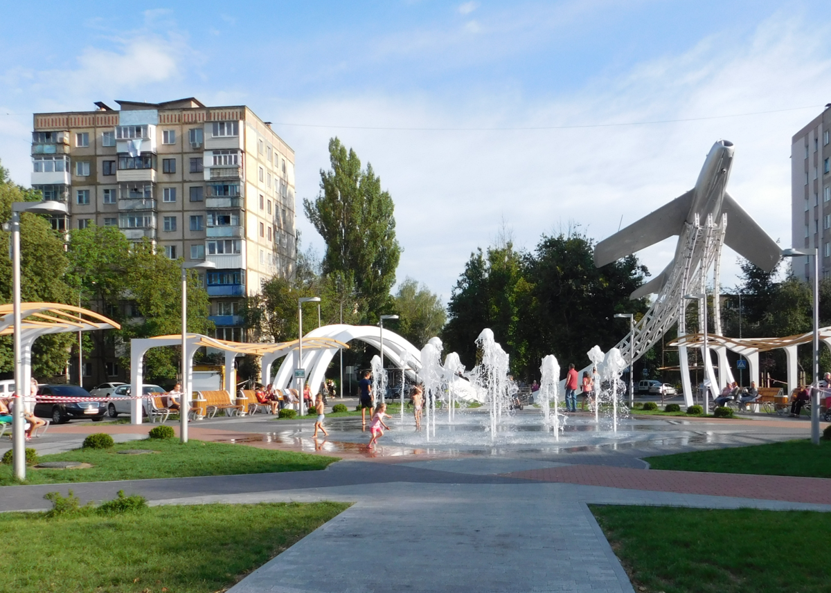 Пішохідний фонтан площі Костянтина Могилка