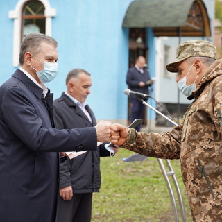 Сергій Моргунов привітав військових з Днем захисника України