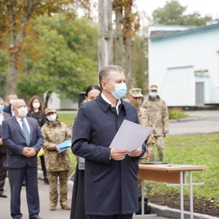 Сергій Моргунов привітав військових з Днем захисника України